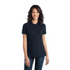 Port Authority L555 women's stretch pique polo in Dress Blue Navy