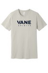 Dust tee with Navy VANE SPIRITS logo