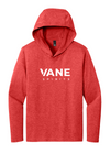 VANE Spirits DM139 RedFrost, full white VANE SPIRITS wordmark at front center
