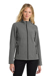 SanMar Port Authority L317 women's core soft shell jacket in Pearl Grey Heather