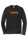 VANE Spirits PC450LS JetBlack, full orange VANE SPIRITS wordmark at front center